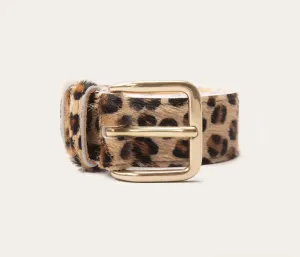 35mm Leopard print belt