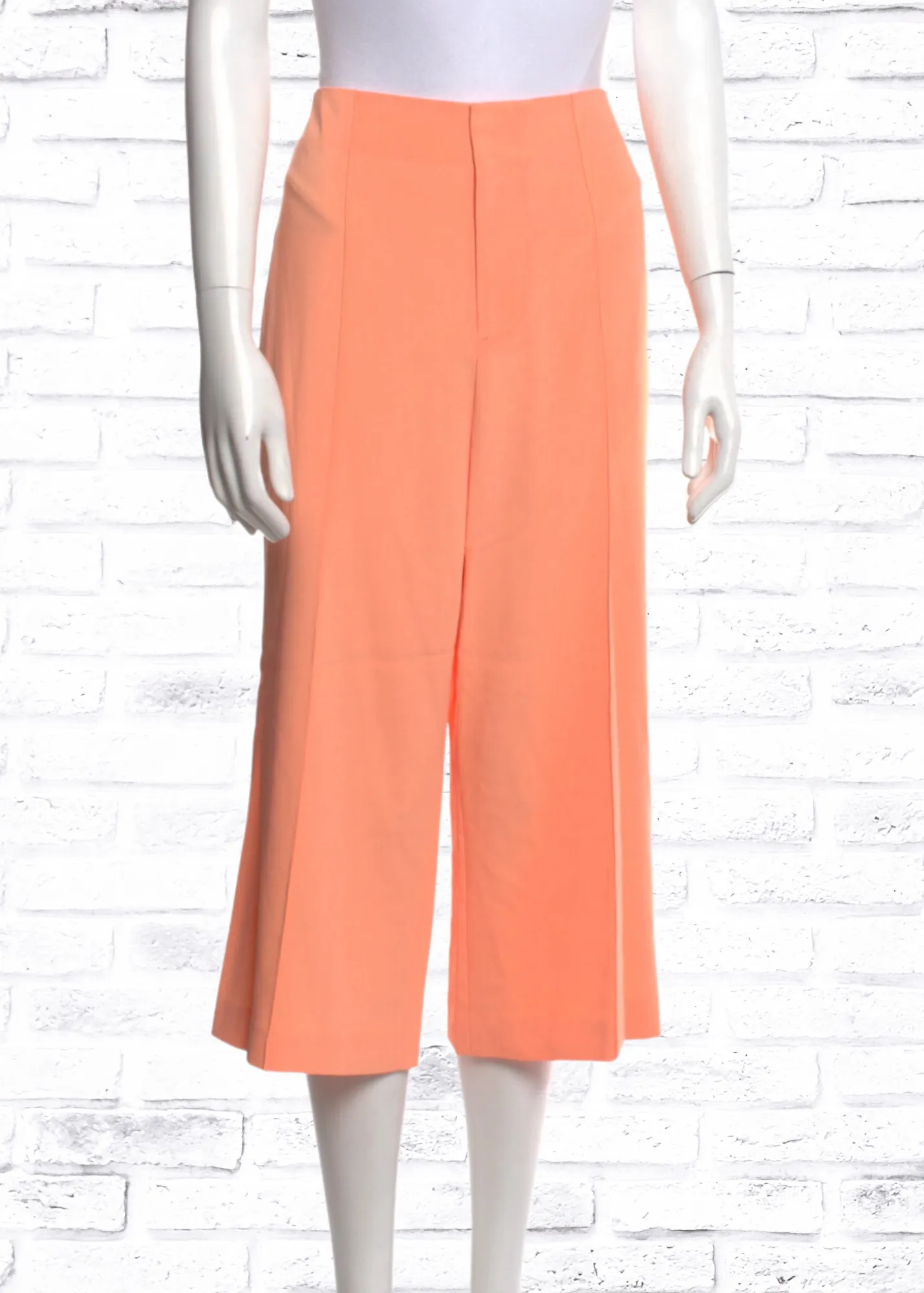 Alice   Olivia Coral Wide-Leg Cropped Pants