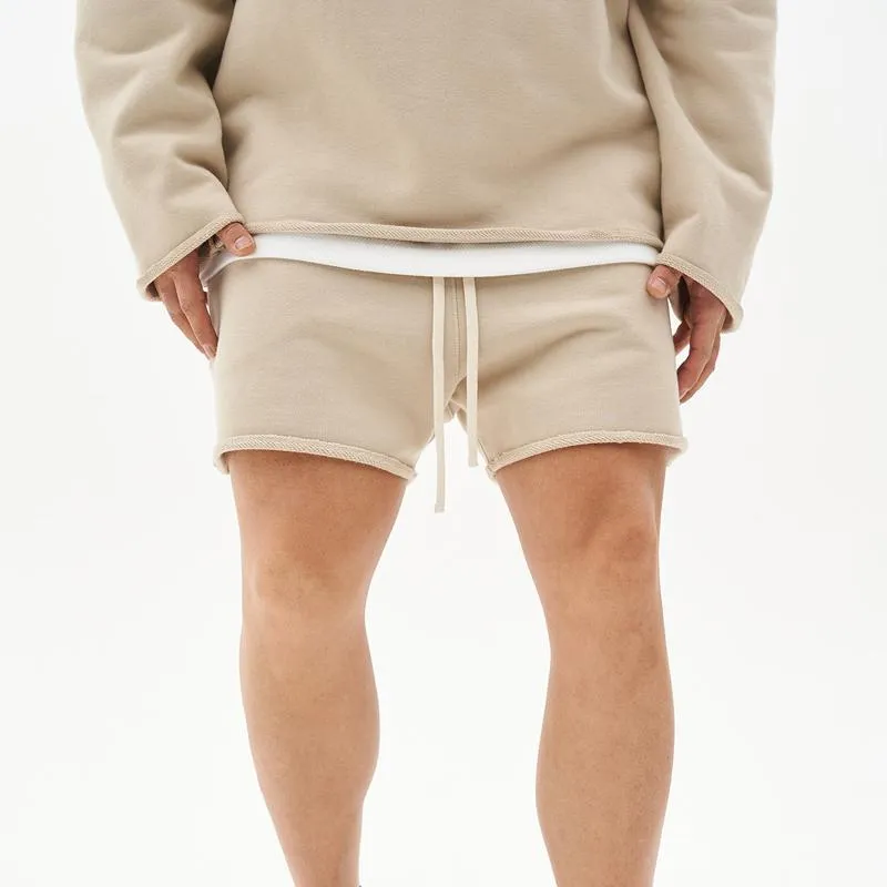 BACKWOODS | Men's Washed Raw Edge Loose Fit Shorts