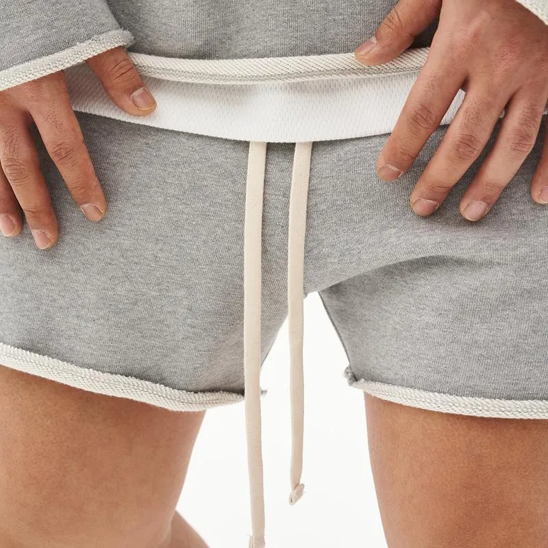 BACKWOODS | Men's Washed Raw Edge Loose Fit Shorts