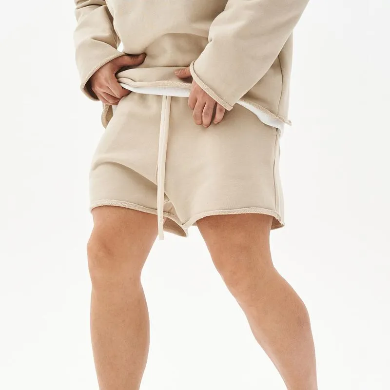 BACKWOODS | Men's Washed Raw Edge Loose Fit Shorts