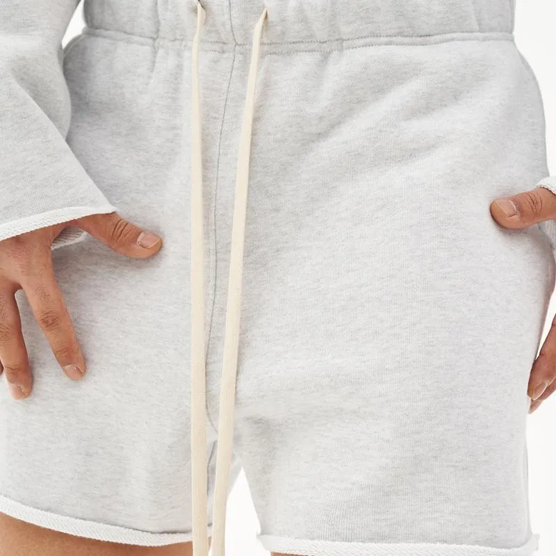 BACKWOODS | Men's Washed Raw Edge Loose Fit Shorts