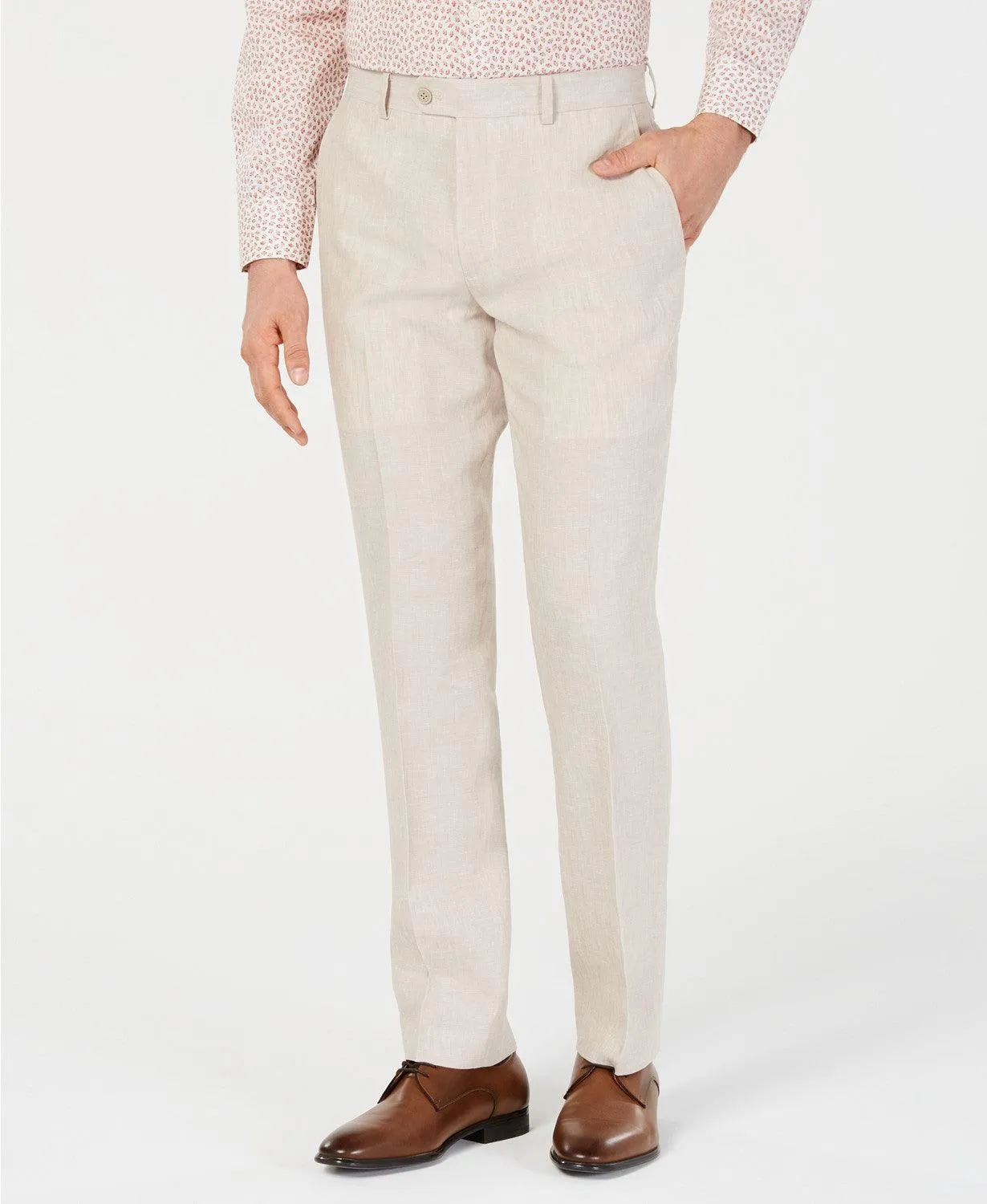 Bar Iii Mens Slim fit Dress Pants 36 / 30 Beige