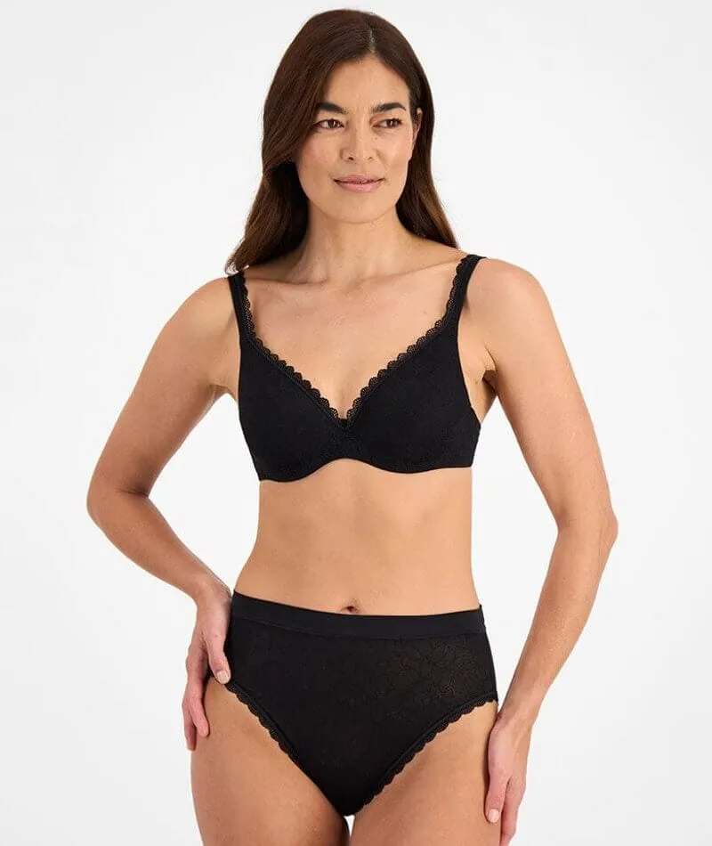 Berlei Barely There Lace Bra - Black