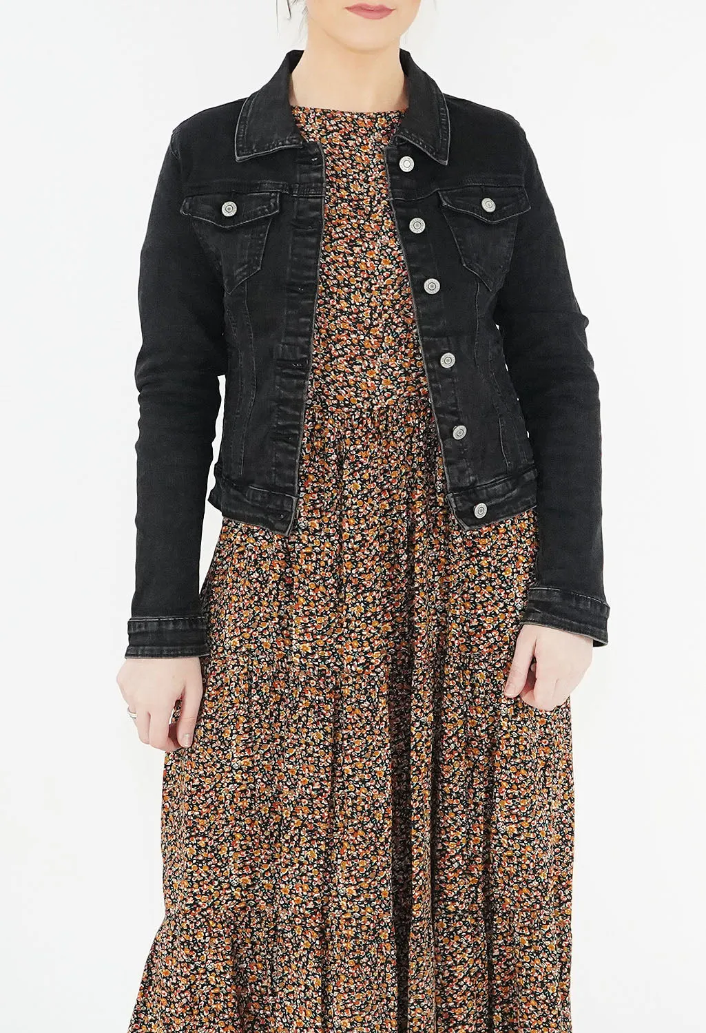 Black Classic Denim Jacket