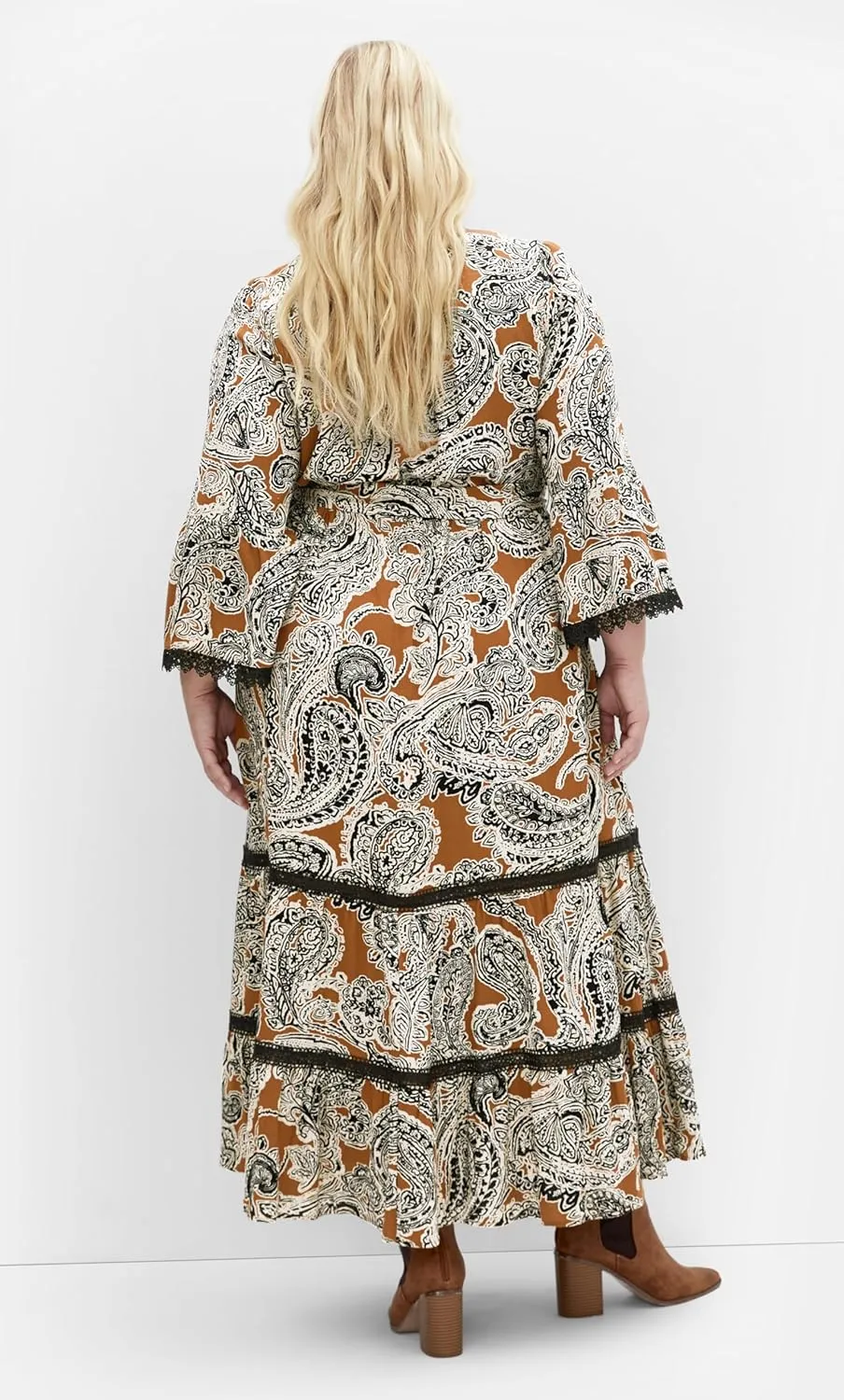 City Chic Women's Apparel Women's Maxi Camille PRT