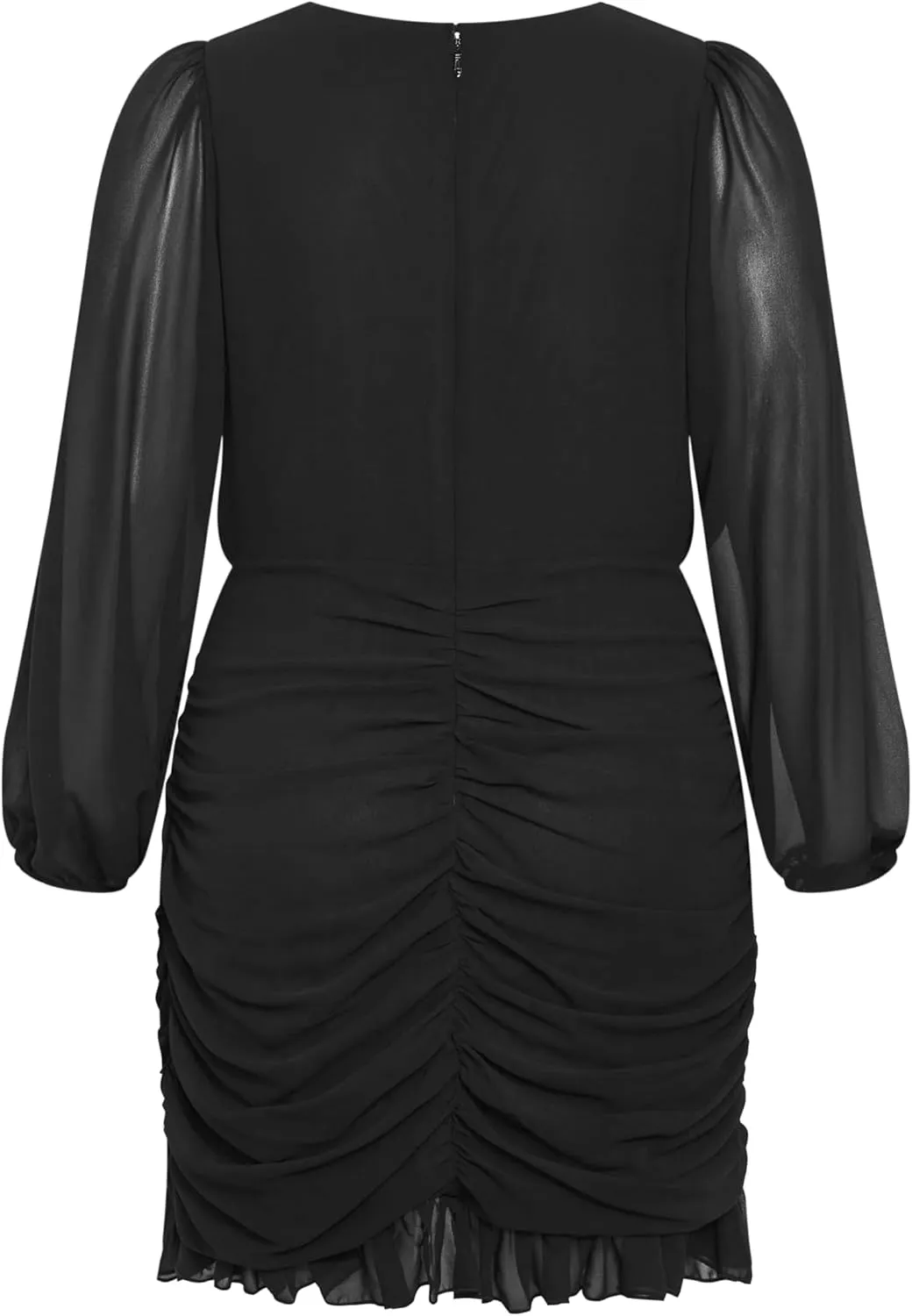 City Chic Women's Kitty V Neck Mini Dress