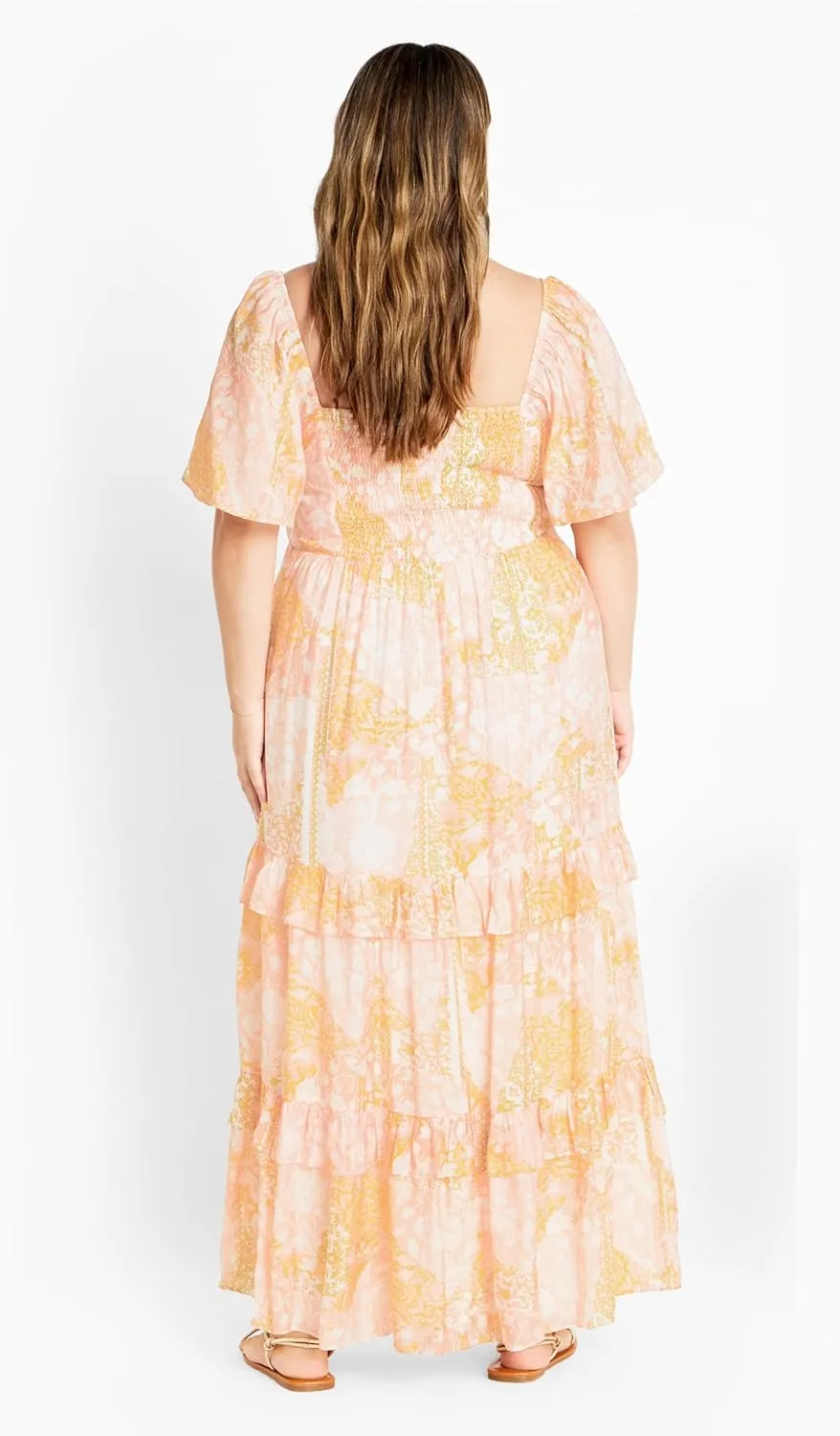 City Chic Women's Marci Print Maxi Dress