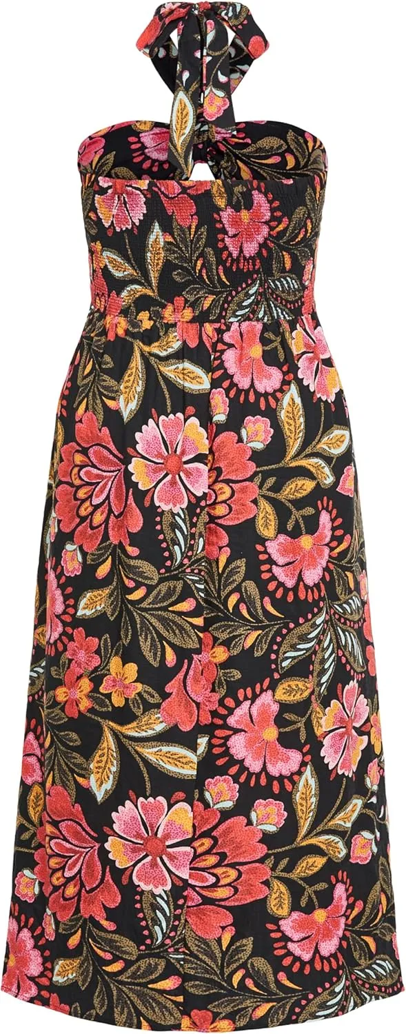 City Chic Women's Peta Print Maxi Dress