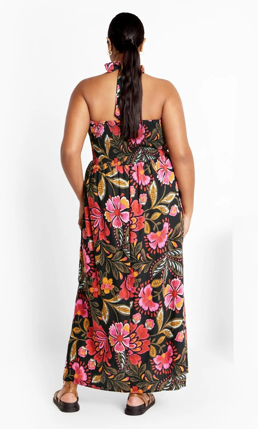 City Chic Women's Peta Print Maxi Dress