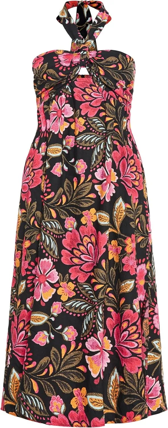 City Chic Women's Peta Print Maxi Dress