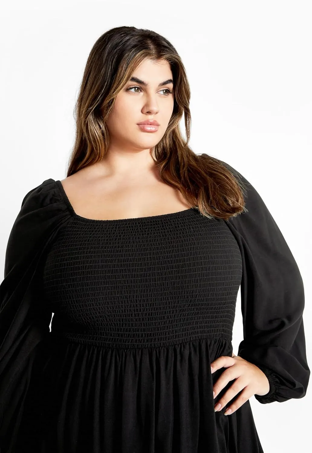 City Chic Women's Plus Size Dahlia Tiered Maxi Dress