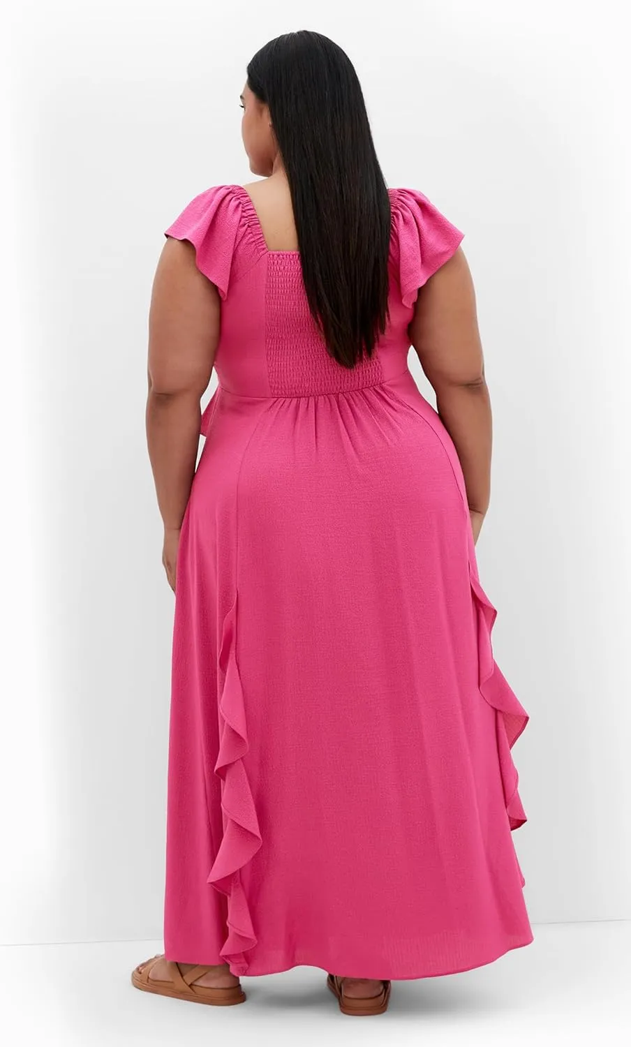 City Chic Women's Plus Size Dress - Fee Frill Maxi