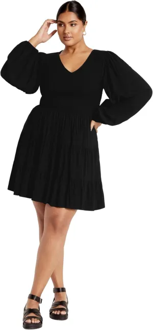 City Chic Women's Plus Size Dress-Jemma Mini