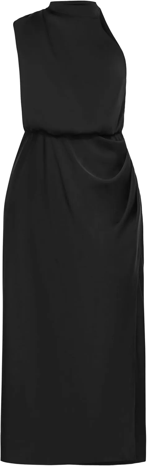 City Chic Women's Plus Size Dress-Limelight Halter Midi