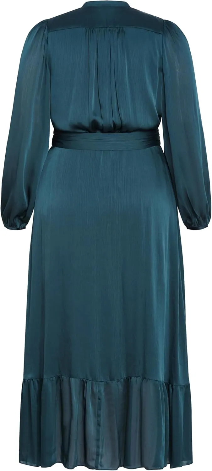 City Chic Women's Plus Size Dress-Rylie Love Maxi