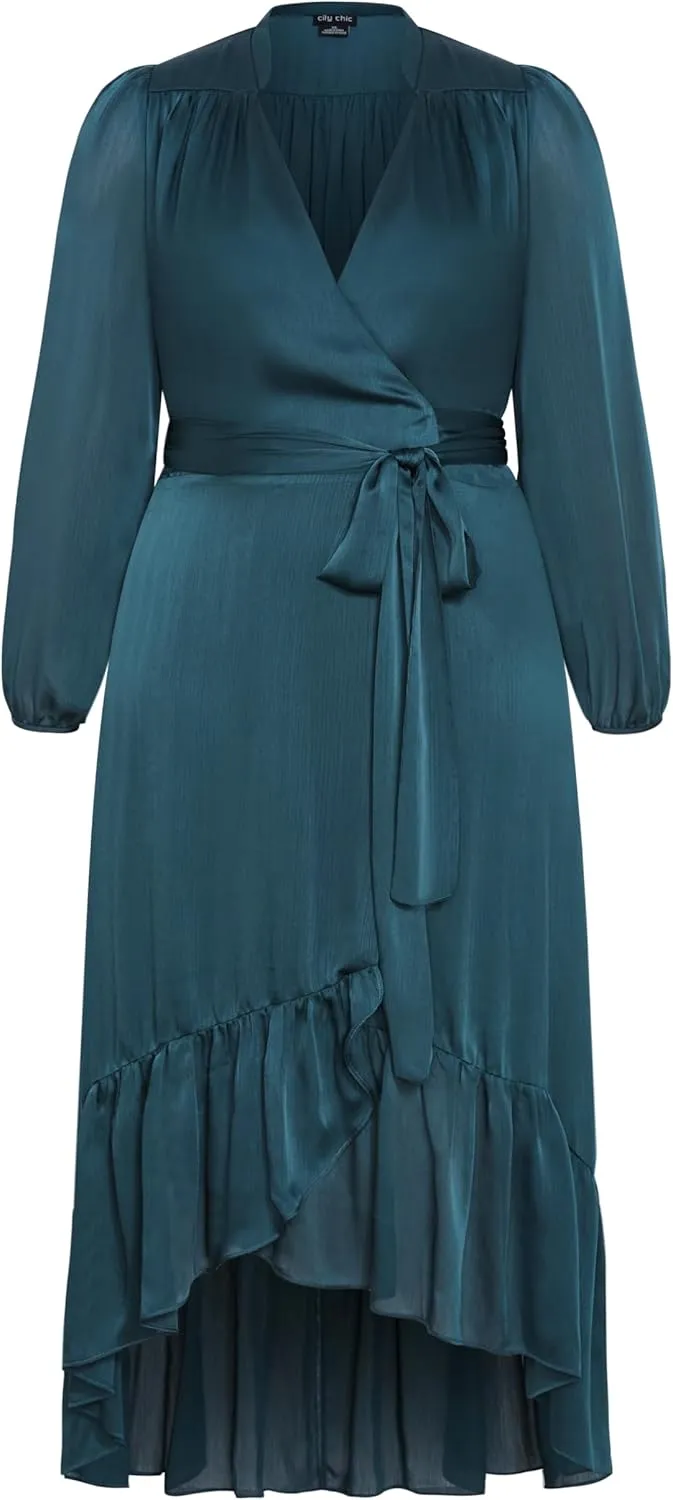 City Chic Women's Plus Size Dress-Rylie Love Maxi