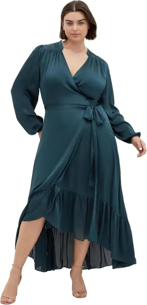 City Chic Women's Plus Size Dress-Rylie Love Maxi