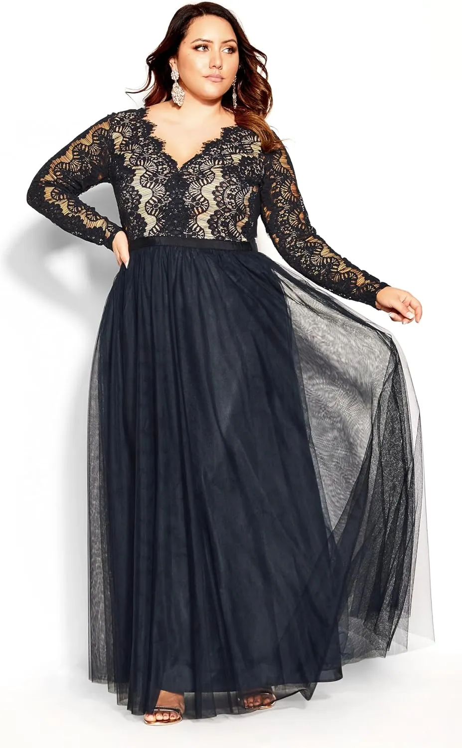 City Chic Women's Plus Size Maxi Dress - Rare Beauty