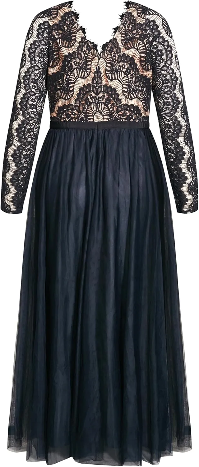 City Chic Women's Plus Size Maxi Dress - Rare Beauty