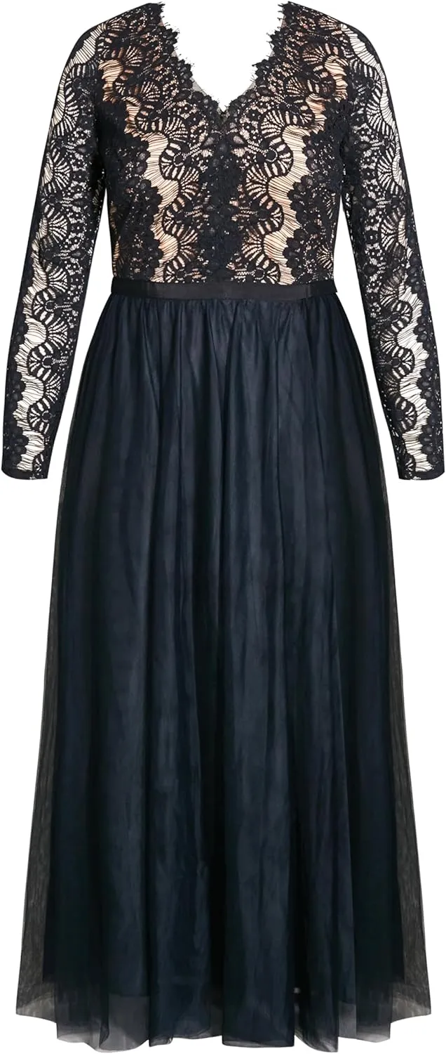 City Chic Women's Plus Size Maxi Dress - Rare Beauty