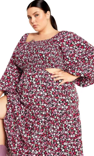 City Chic Women's Plus Size Maxi Lexie PRT