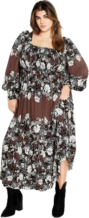 City Chic Women's Plus Size Maxi Sadie Dress