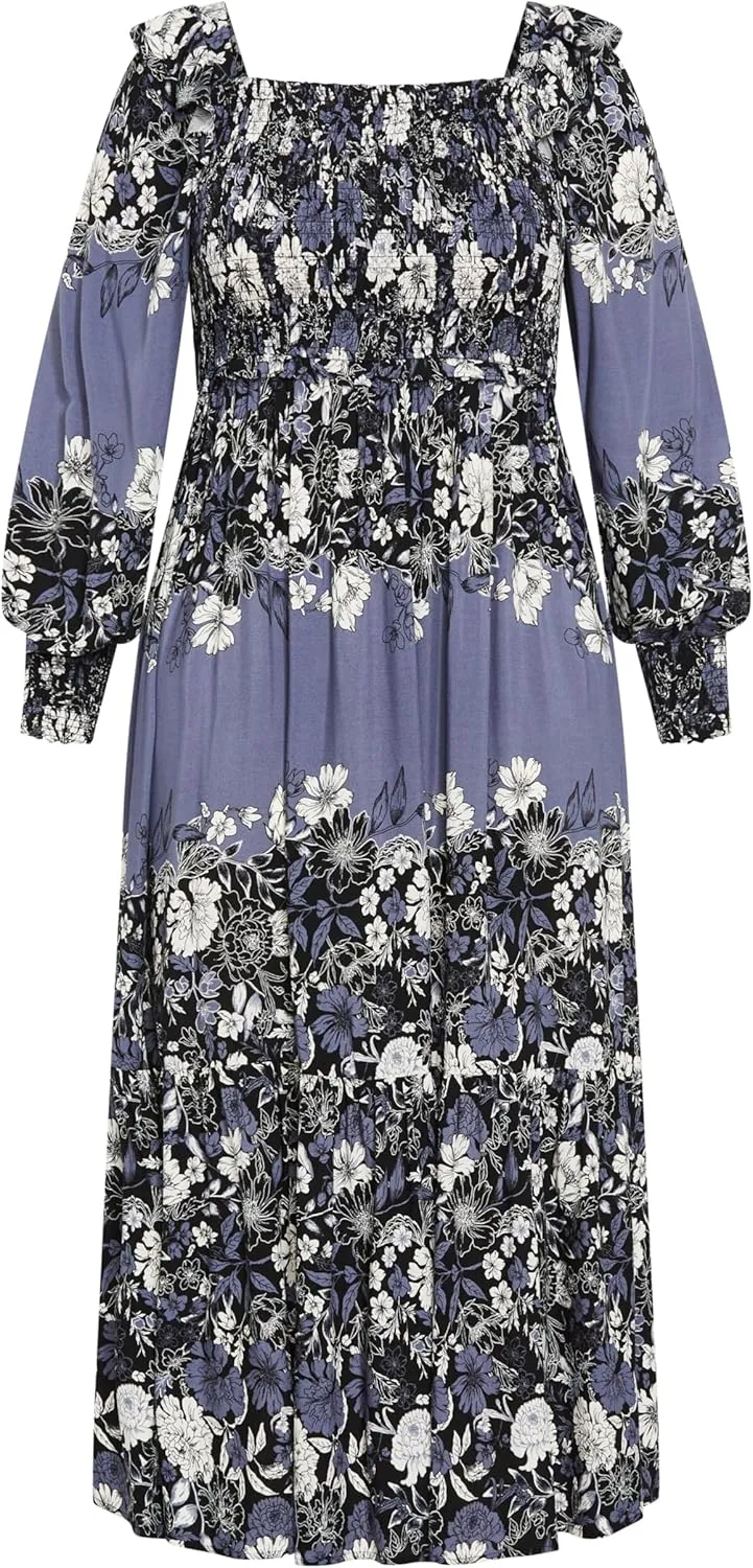 City Chic Women's Plus Size Maxi Sadie Dress