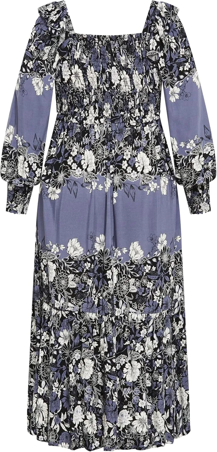 City Chic Women's Plus Size Maxi Sadie Dress