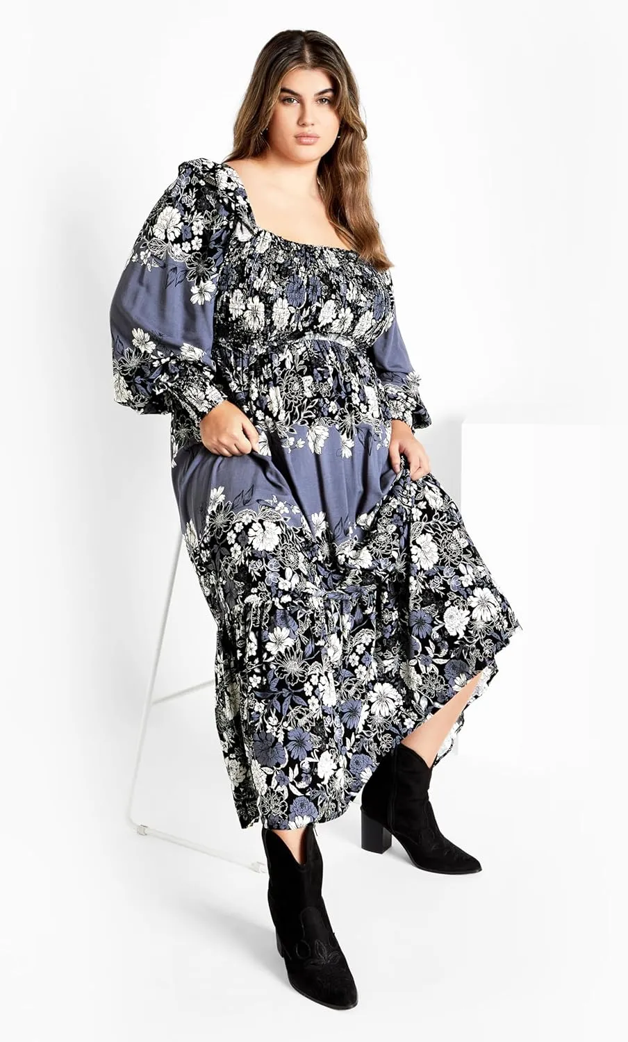 City Chic Women's Plus Size Maxi Sadie Dress