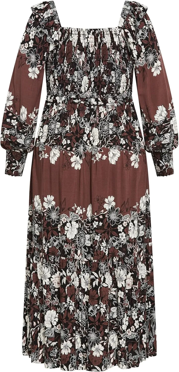 City Chic Women's Plus Size Maxi Sadie Dress