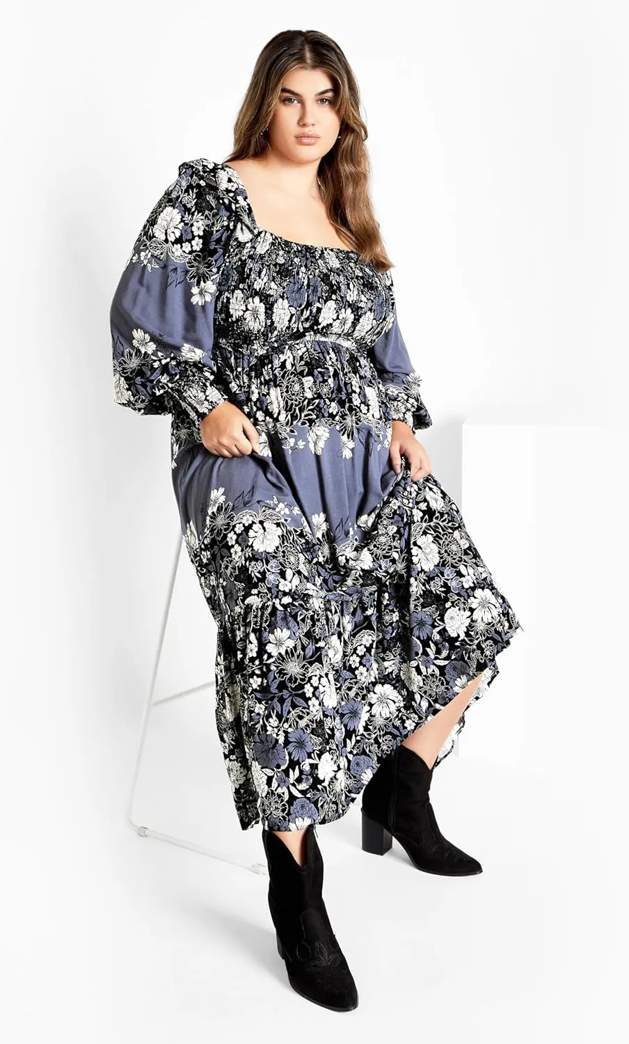 City Chic Women's Plus Size Maxi Sadie Dress