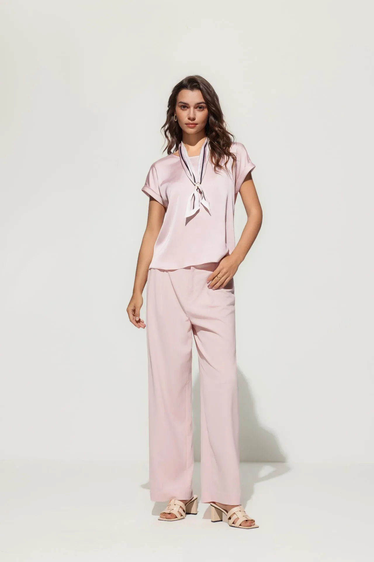 Cooling Multi-Way Stretch Relaxed Straight Leg Suit Pants