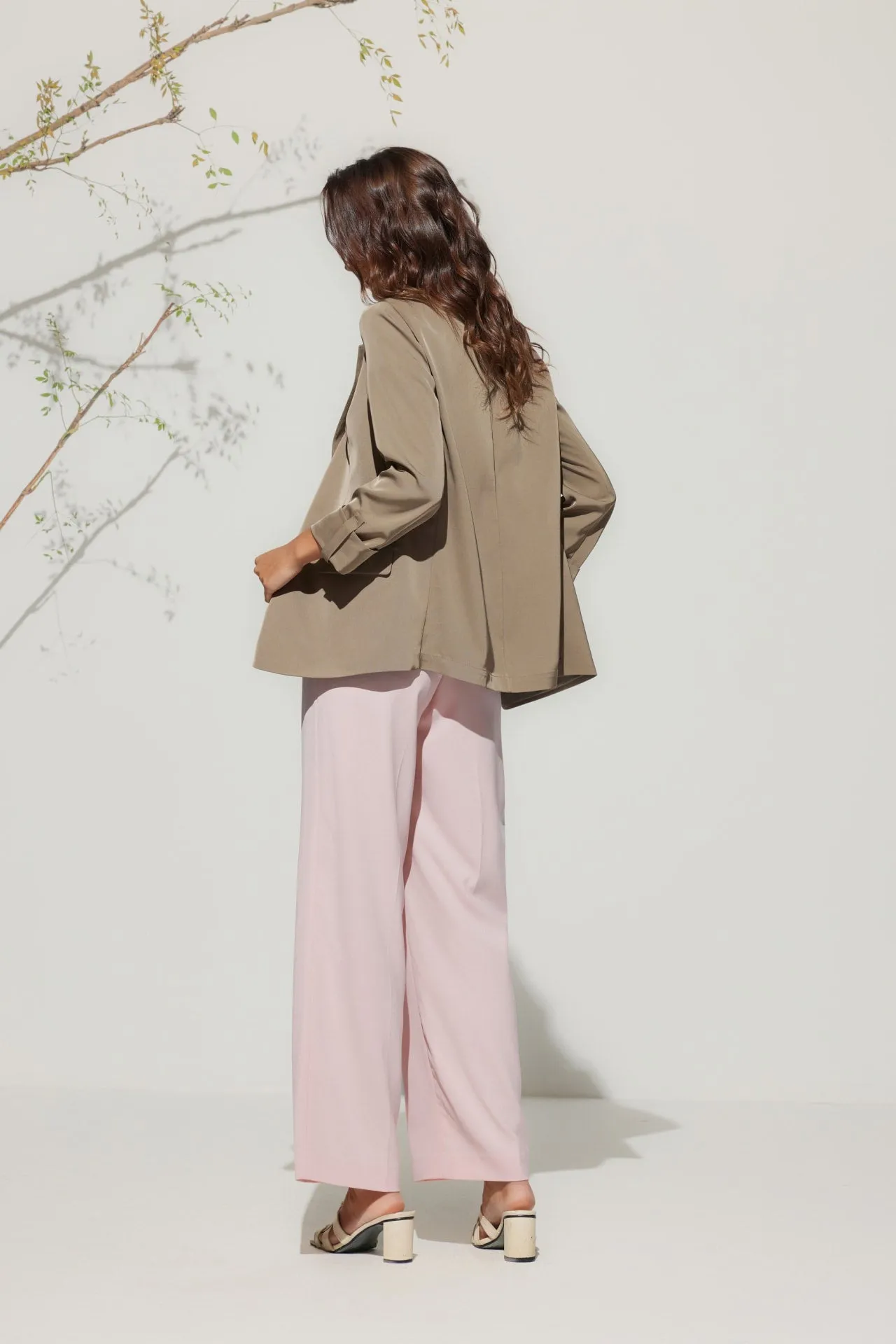 Cooling Multi-Way Stretch Relaxed Straight Leg Suit Pants