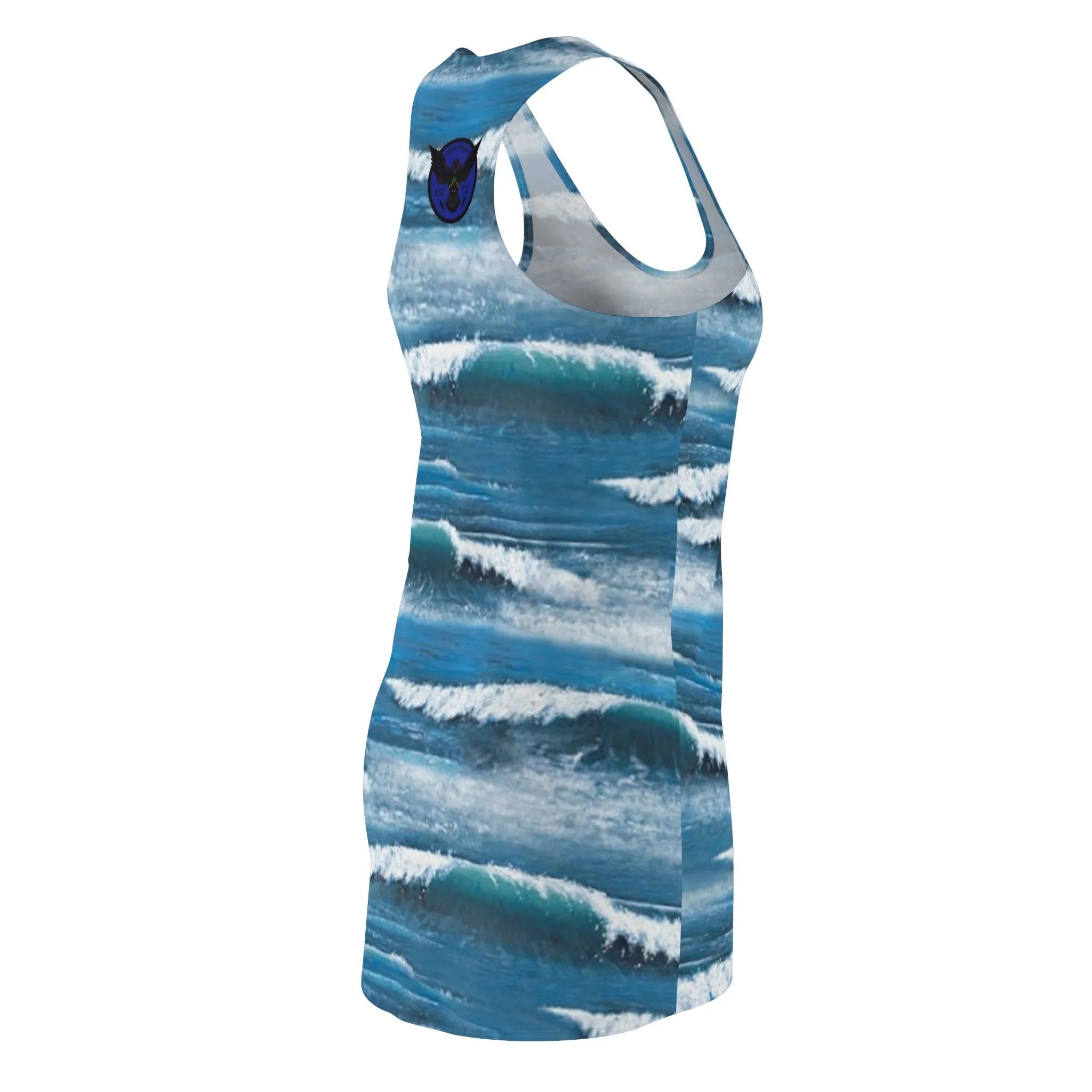 Crowgodshi Women's Ocean Breeze Racerback Dress