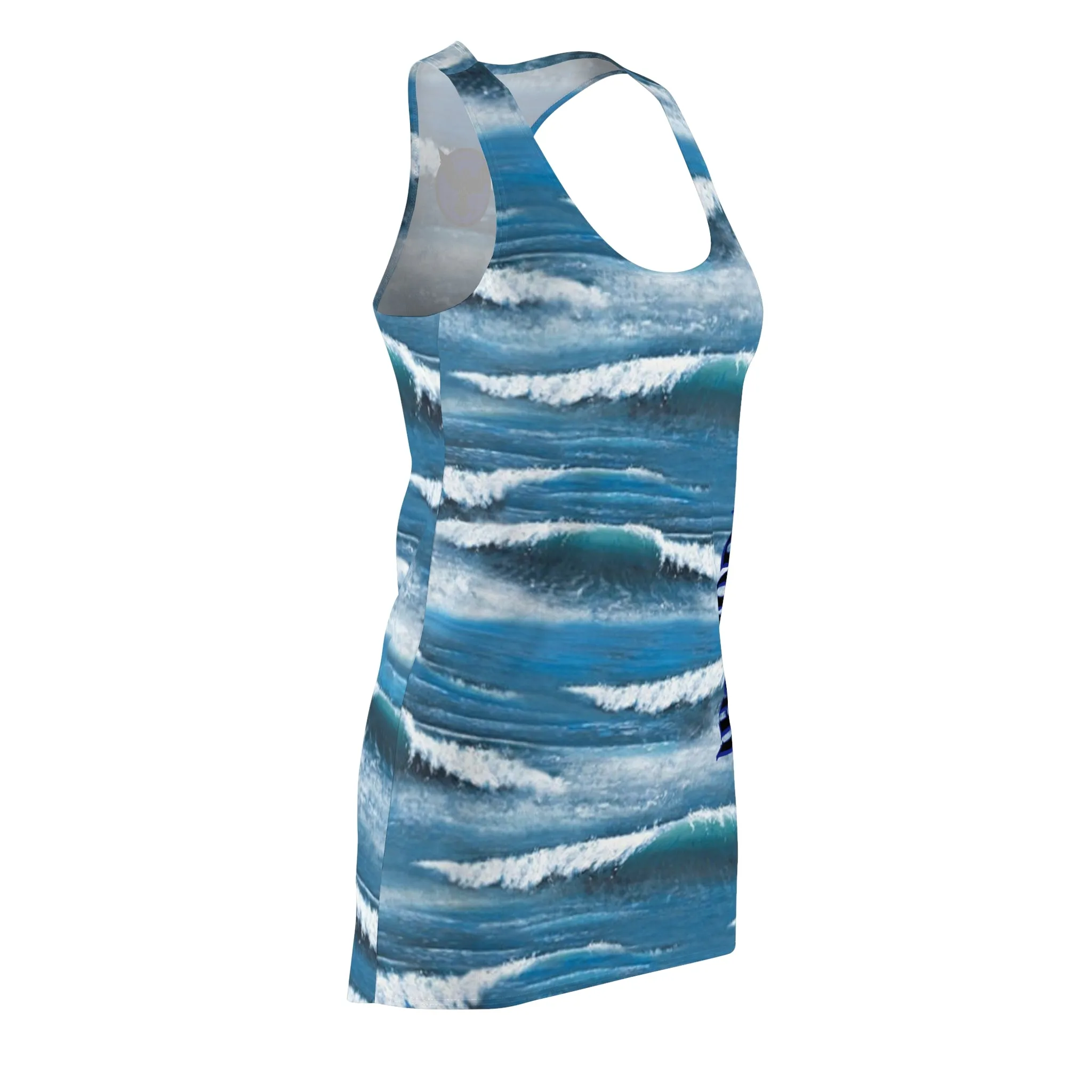 Crowgodshi Women's Ocean Breeze Racerback Dress