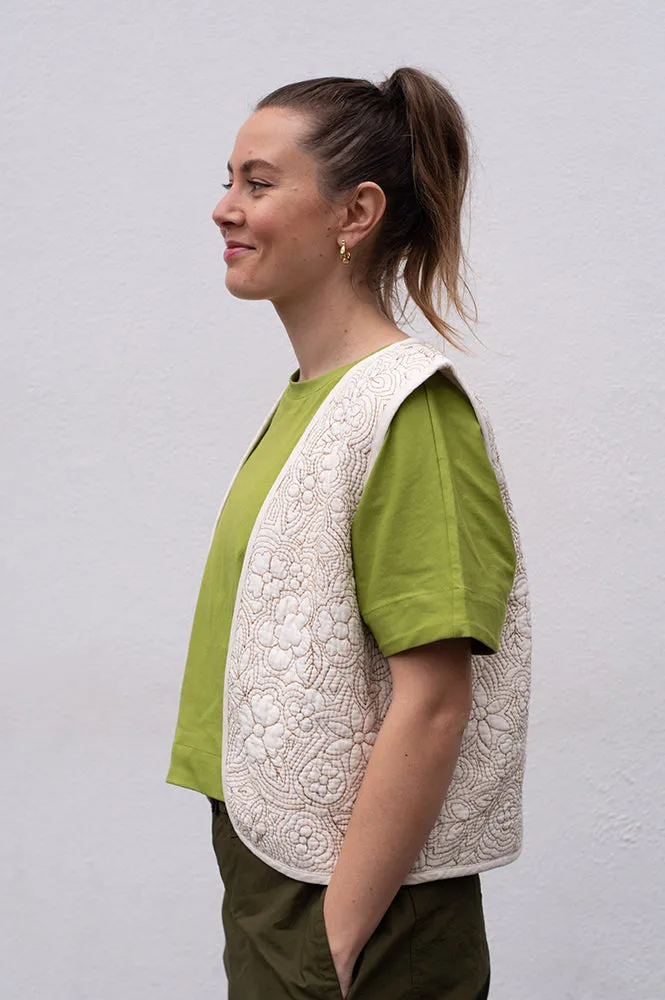 Des Petits Hauts Ricci Cream Vest