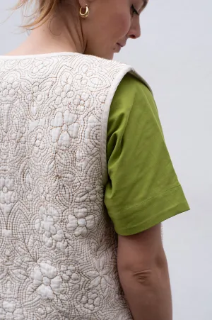 Des Petits Hauts Ricci Cream Vest
