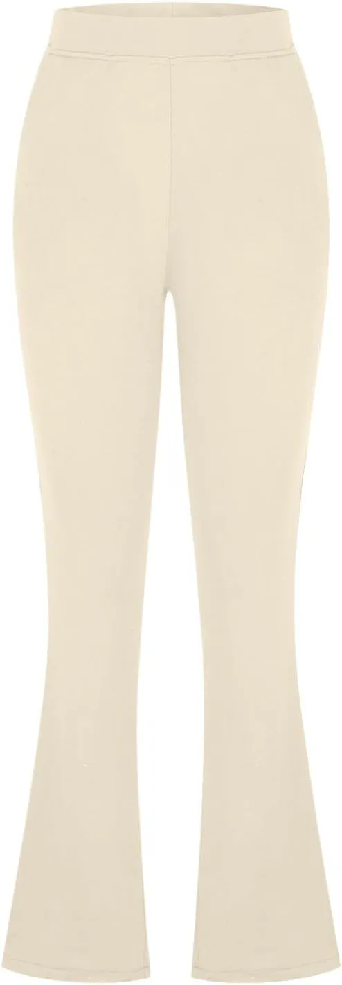 Dressy Casual Pants for Women Business Work Office Pants High Waist Athletic Workout Leggings Pants Flare Yoga Pants