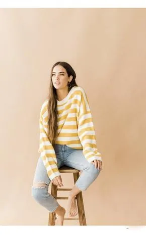 EVIE STRIPED Sweater