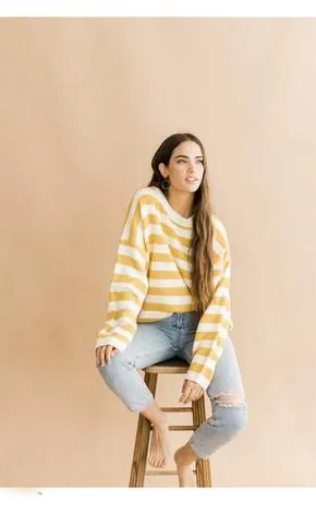 EVIE STRIPED Sweater