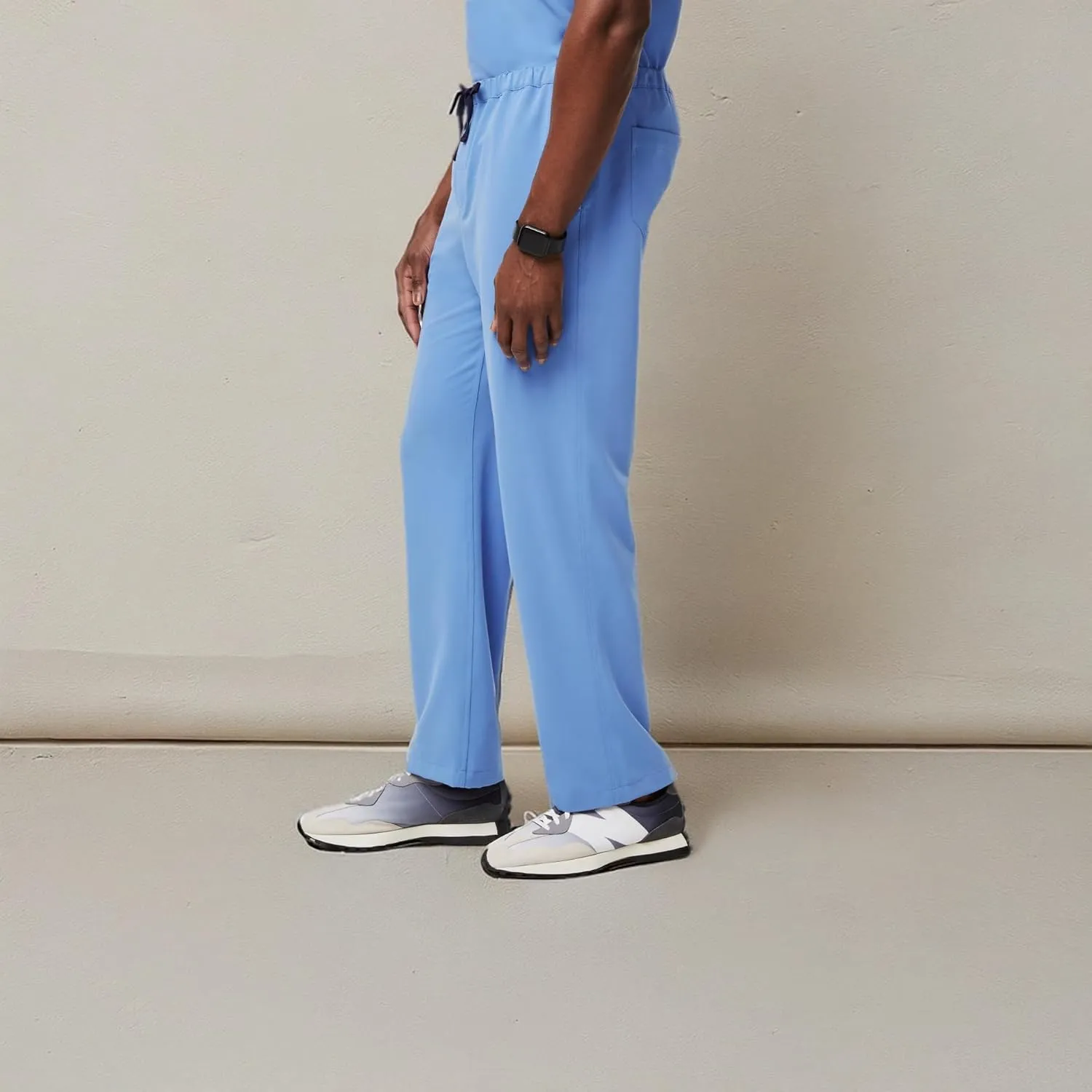 FIGS Pisco Basic Scrub Pants for Men  Structured Fit, Straight Leg, 4 Pockets, Anti-Wrinkle Mens Scrub Pants