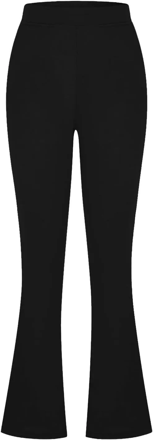 Flare Yoga Pants for Women Dressy Pants Business Casual Pants Work Office Pants High Waist Athletic Workout Leggings