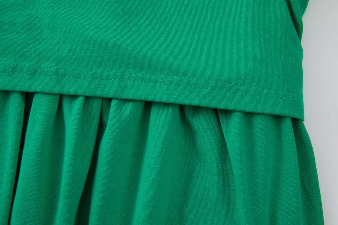 Gemma Green Breastfeeding Skater Dress