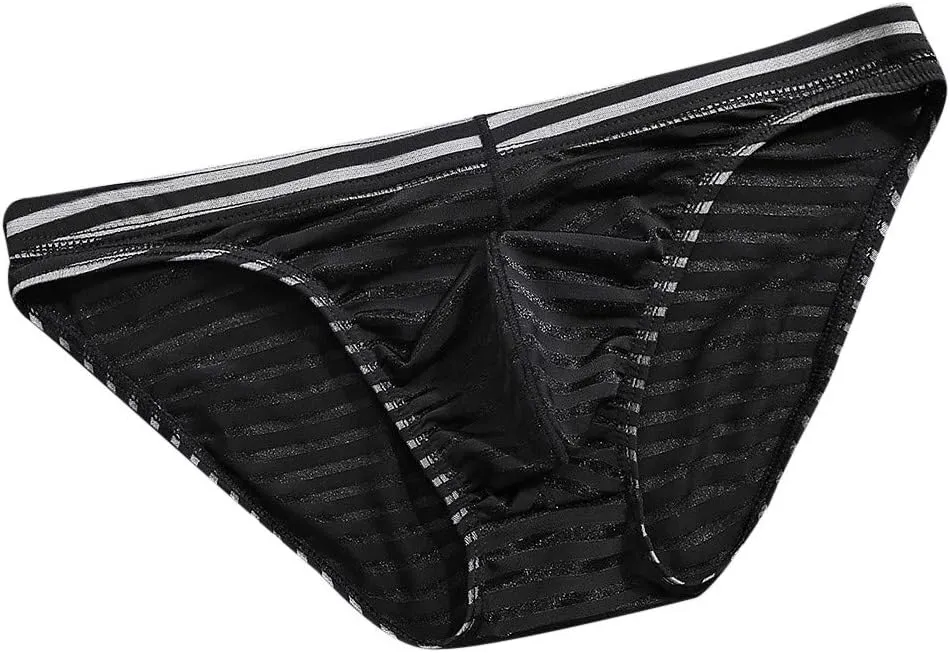 GIERIDUC Men's Funny Sexy Hight Cut Bikini Briefs Mens Designer Boxers Multipack Boxer Briefs Luxury Designs Mens Underwear