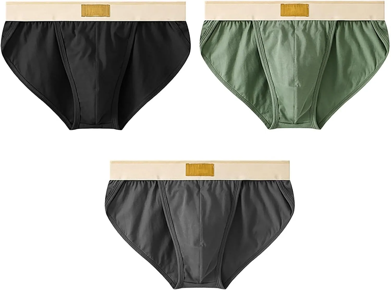 GIERIDUC Men's Sexy Bulge Enhancing Briefs Men Underwear Boxer Brief Cotton Elephant Nose Underwear Men Gifts For Girlfriends