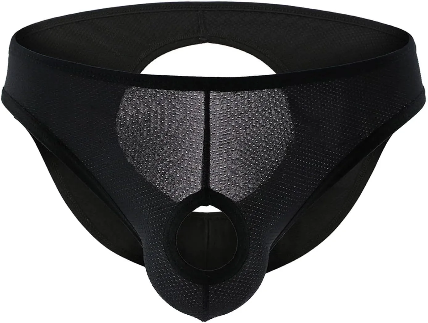 GIERIDUC Men's Sexy Fishnet See Through Underwear Organic Cotton Underwear Men Sissy Pouch Panties Men Men's Underwear Cotton