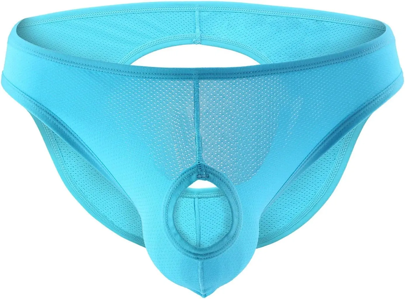 GIERIDUC Men's Sexy Fishnet See Through Underwear Organic Cotton Underwear Men Sissy Pouch Panties Men Men's Underwear Cotton
