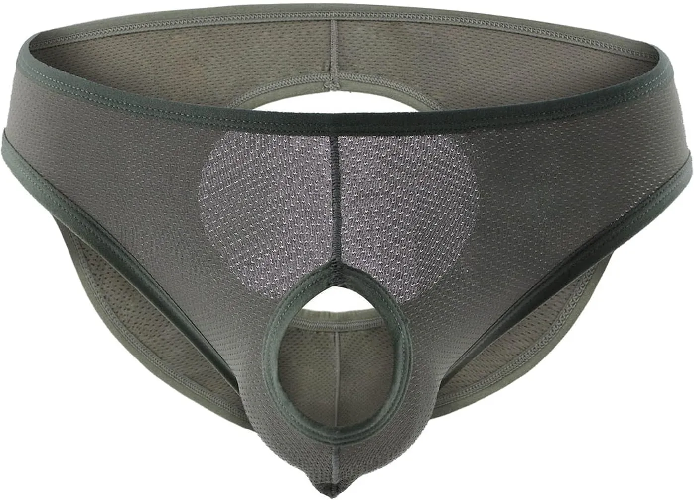 GIERIDUC Men's Sexy Fishnet See Through Underwear Organic Cotton Underwear Men Sissy Pouch Panties Men Men's Underwear Cotton