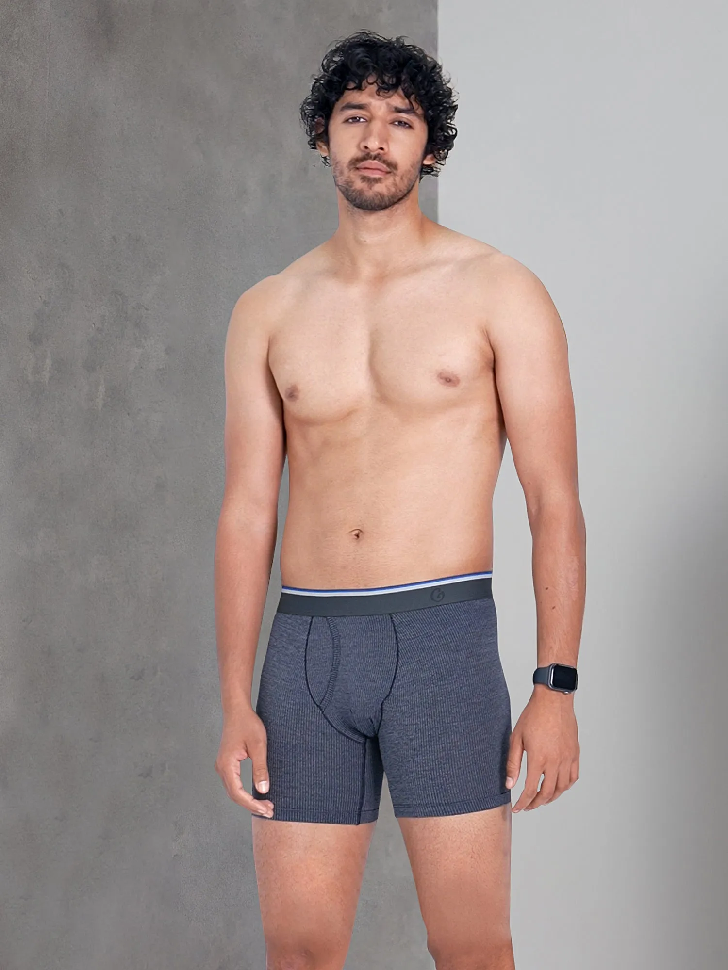 Gloot Anti-Odour, Anti-wicking & Anti Microbial Men's Active Boxer Briefs Navy